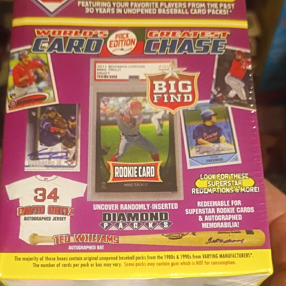 World's Greatest Chase Baseball Card Packs Edition Brand New Shirked Wrapped - Picture 9 of 14
